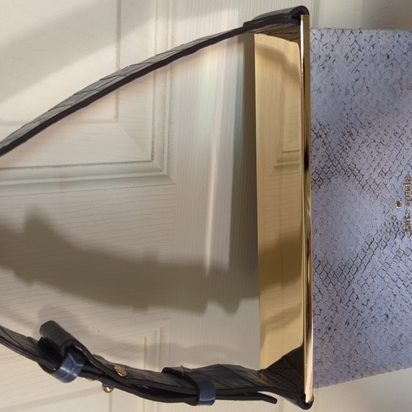 NWOT Kate Spade leather snakeskin-like handbag - Picture 4 of 13